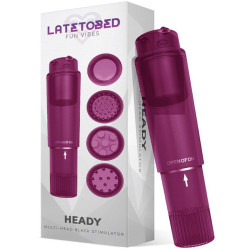 LATETOBED Stimulateur vibrant 4 Têtes Heady Violet